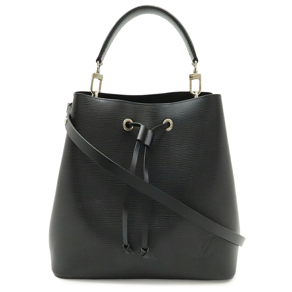 LOUIS VUITTON Epi Neo Noe Handbag Drawstring Bag Shoulder Noir Black